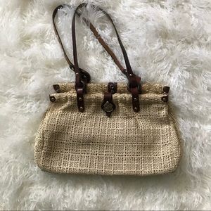 Vintage John Romain straw purse